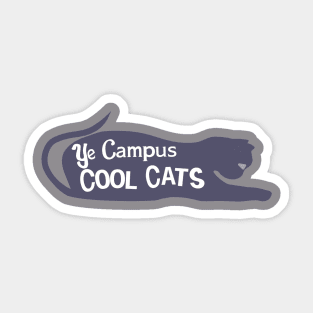 Ye Campus Cool Cats (Ring of Terror) Sticker